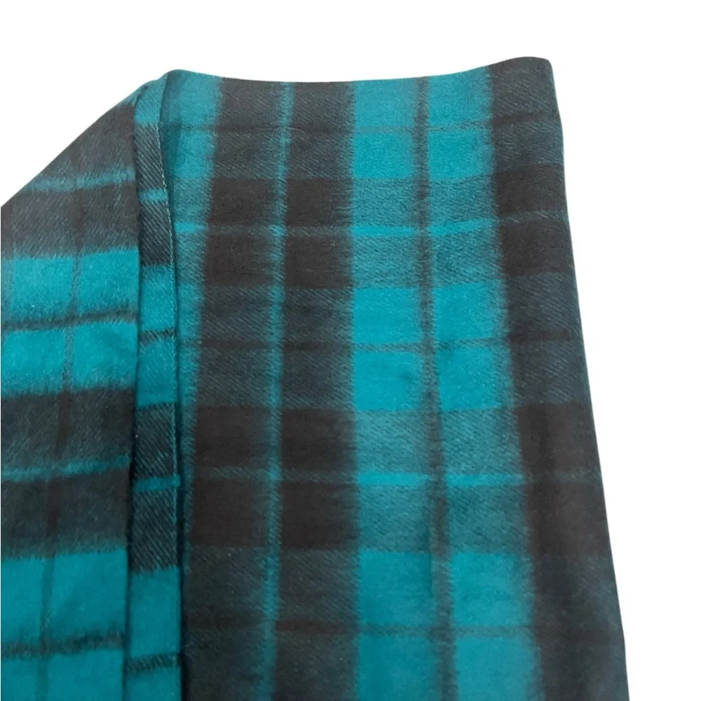 Christian Dior Vintage Cashmere Checkered Scarf Size: ONE SIZE